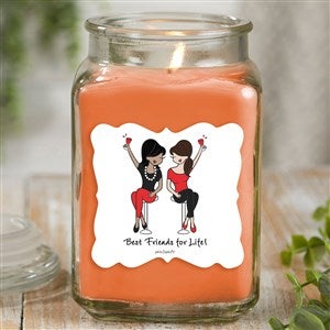 Best Friends philoSophie's Personalized 18oz Walnut Coffee Cake Candle Jar