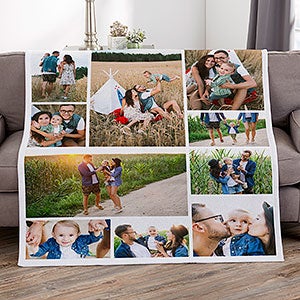 Photo Collage For Her Personalized 50x60 Sweatshirt Blanket