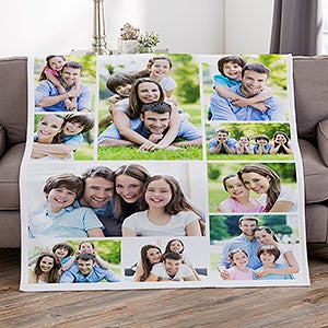 Photo Collage For Him Personalized 50x60 Sweatshirt Blanket