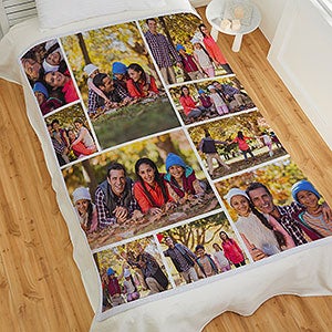 Photo Collage For Kid Personalized 50x60 Sweatshirt Blanket