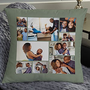 Photo Collage For Couples Personalized 18-inch Throw Pillow