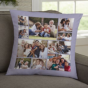 Photo Collage For Grandparents Personalized 18-inch Throw Pillow