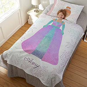 Princess Character Personalized 50x60 Sweatshirt Blanket
