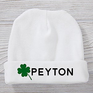 First St. Patrick's Day Personalized Baby Hats