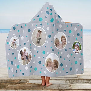 Photo Fun Personalized Kids Hooded Beach & Pool Towel