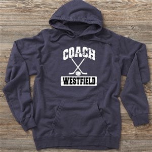 15 Sports Personalized Coach Hanes Adult ComfortWash Hoodie