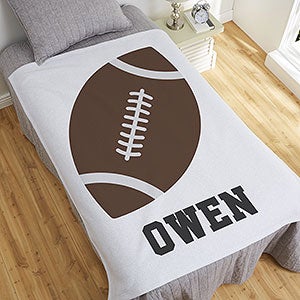 Football Personalized 50x60 Sweatshirt Blanket