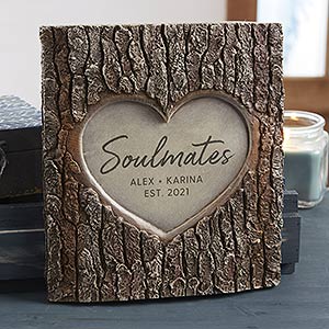 Soulmates Personalized Resin Tree Trunk Sculpture