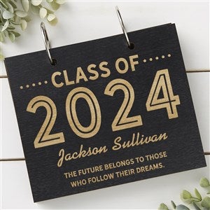Graduating Class Of Personalized Black Poplar Wood Photo Album