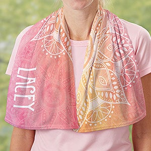 Mandala Personalized Cooling Towel
