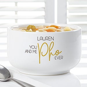 You & Me Pho-ever Personalized 14 oz. Soup Bowl