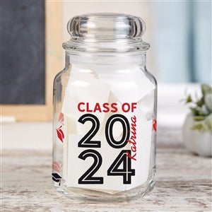 Graduating Class of Personalized Glass Jar