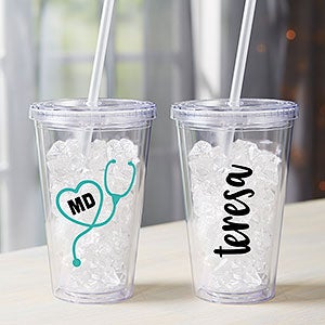 Doctor Personalized 17 oz Acrylic Insulated Tumbler