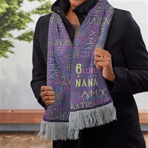 Reasons Why For Grandma Personalized Women's Sherpa Scarf