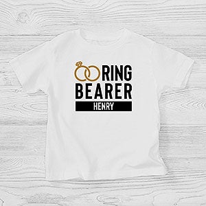 Ring Bearer Security Personalized Toddler T-Shirt