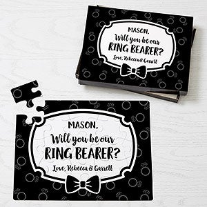 Will You Be Our Ring Bearer Personalized Puzzle 25 Pieces