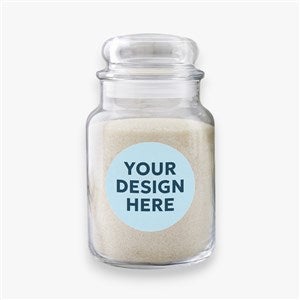 Personalized Logo Glass Jar  - 30341