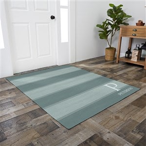 Striped Pattern Personalized 48x60 Area Rug
