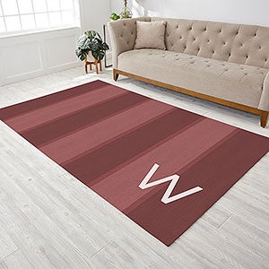 Striped Pattern Personalized 60x96 Area Rug