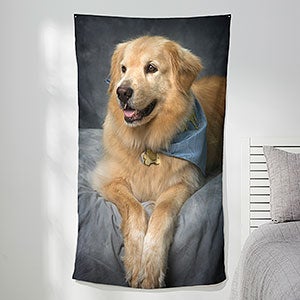 Photo Upload Personalized 35x60 Wall Tapestry - Vertical