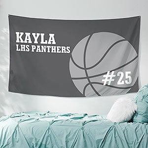 Basketball Personalized Wall Tapestry