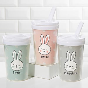 Bunny Treats Personalized Toddler 8oz. Sippy Cup - #30443