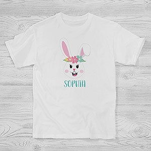 Build Your Own Girl Bunny Personalized Easter Hanes Kids T-Shirt