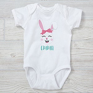 Build Your Own Girl Bunny Personalized Easter Baby Bodysuit