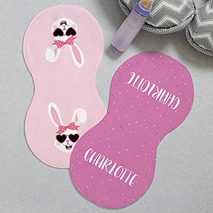 Build Your Own Girl Bunny Personalized Burp Cloths
