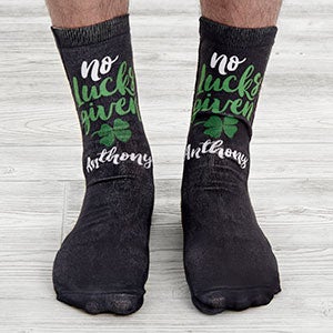 My Lucky Socks Personalized St. Patrick's Day Adult Socks