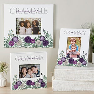 Floral Love Personalized Grandma Picture Frames - 30686
