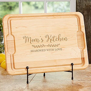 Recipe for a Special Mom Personalized Maple Cutting Board - 15x21