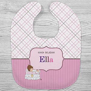 Precious Moments Christening Baby Bib