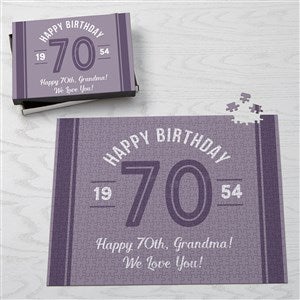 Modern Birthday Personalized Puzzle - 500 Pieces