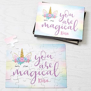 Magical Unicorn Personalized Puzzle - 25 Pieces