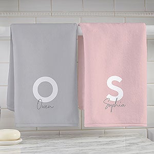 Personalized Bathroom Towel Set