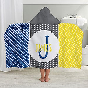 Yours Truly Personalized Kids Hooded Bath Towel
