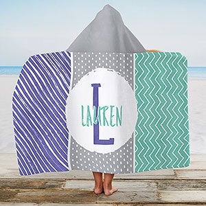 Yours Truly Personalized Kids Hooded Beach & Pool Towel
