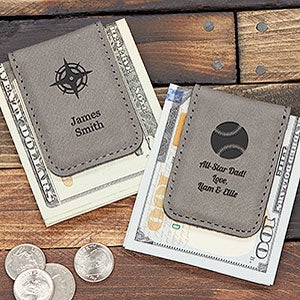 Choose Your Icon Personalized Magnetic Money Clip