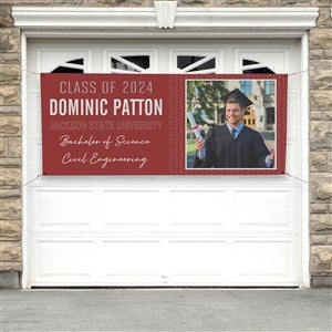 Personalized Graduation Photo Banner - All About The Grad