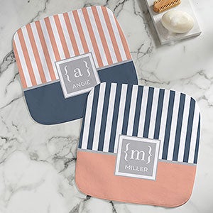Classy Monogram Personalized Washcloth