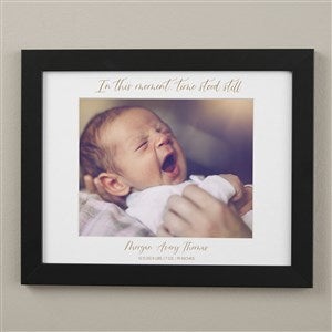 New Baby Personalized Matted Frame - 11x14 Horizontal