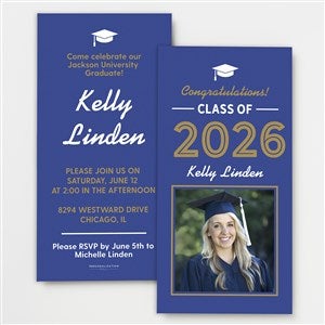 Graduating Class Of Personalized Graduation Party Invitations - 31184