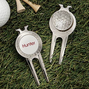 Classic Celebrations Personalized Divot Tool, Ball Marker & Clip