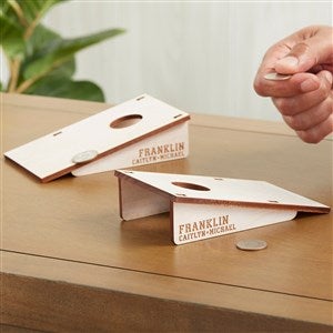 Personalized Mini Cornhole Game - Whitewashed