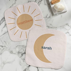 Boho Landscape Personalized Washcloth