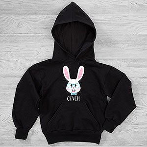 Build Your Own Boy Bunny Personalized Easter Hanes Kids Hooded Sweatshirt