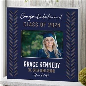 All About The Grad Personalized Frame 4x6 Horizontal Box