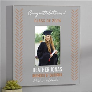 All About The Grad Personalized Frame 5x7 Vertical Wall