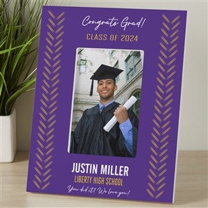 All About The Grad Personalized Frame 4x6 Vertical Tabletop